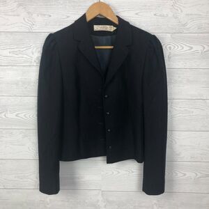 VTG Young Pendleton Junior Misses Size 5/6 100% Virgin Wool Navy Blue Blazer